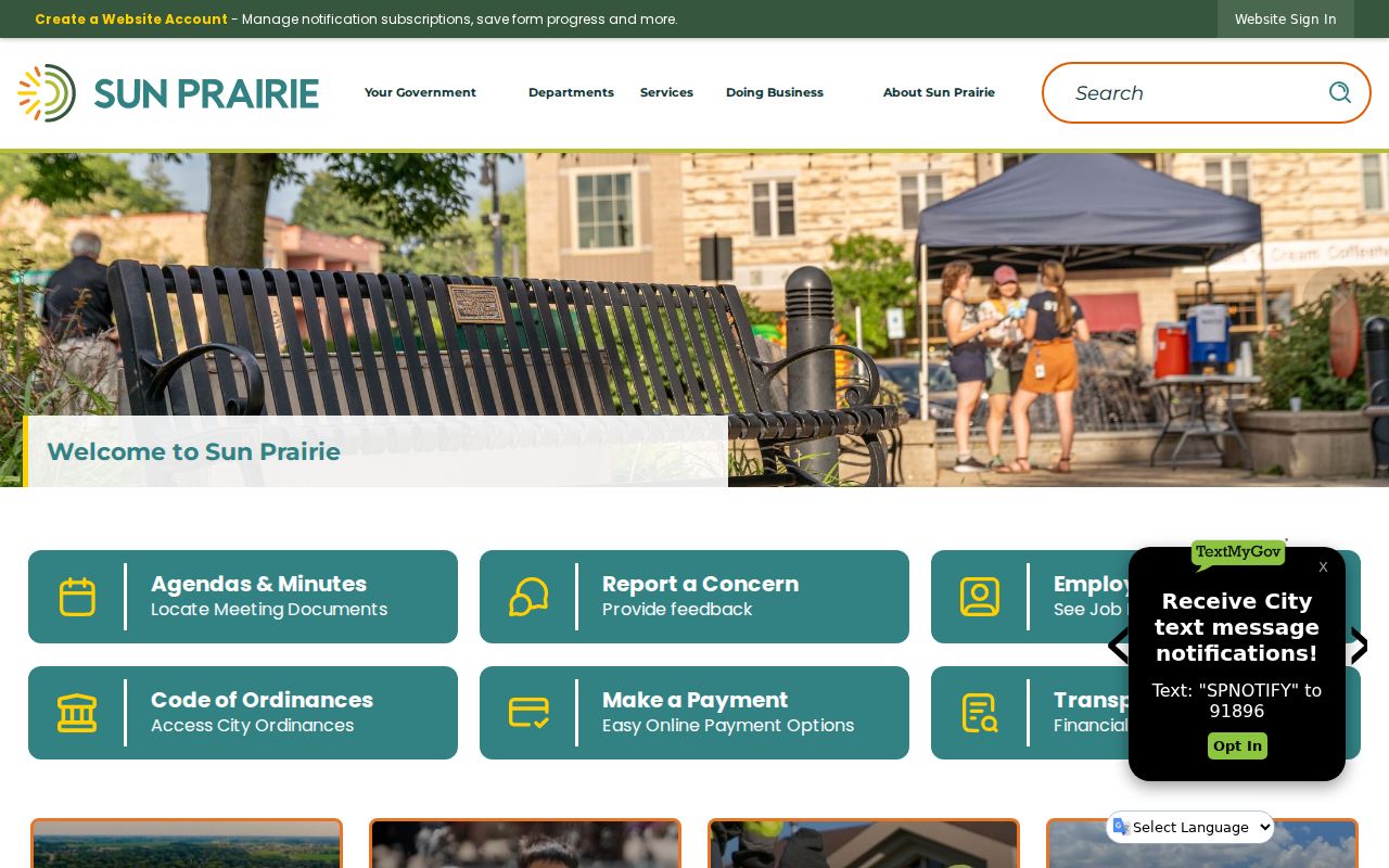Sun Prairie court docket municipal government context